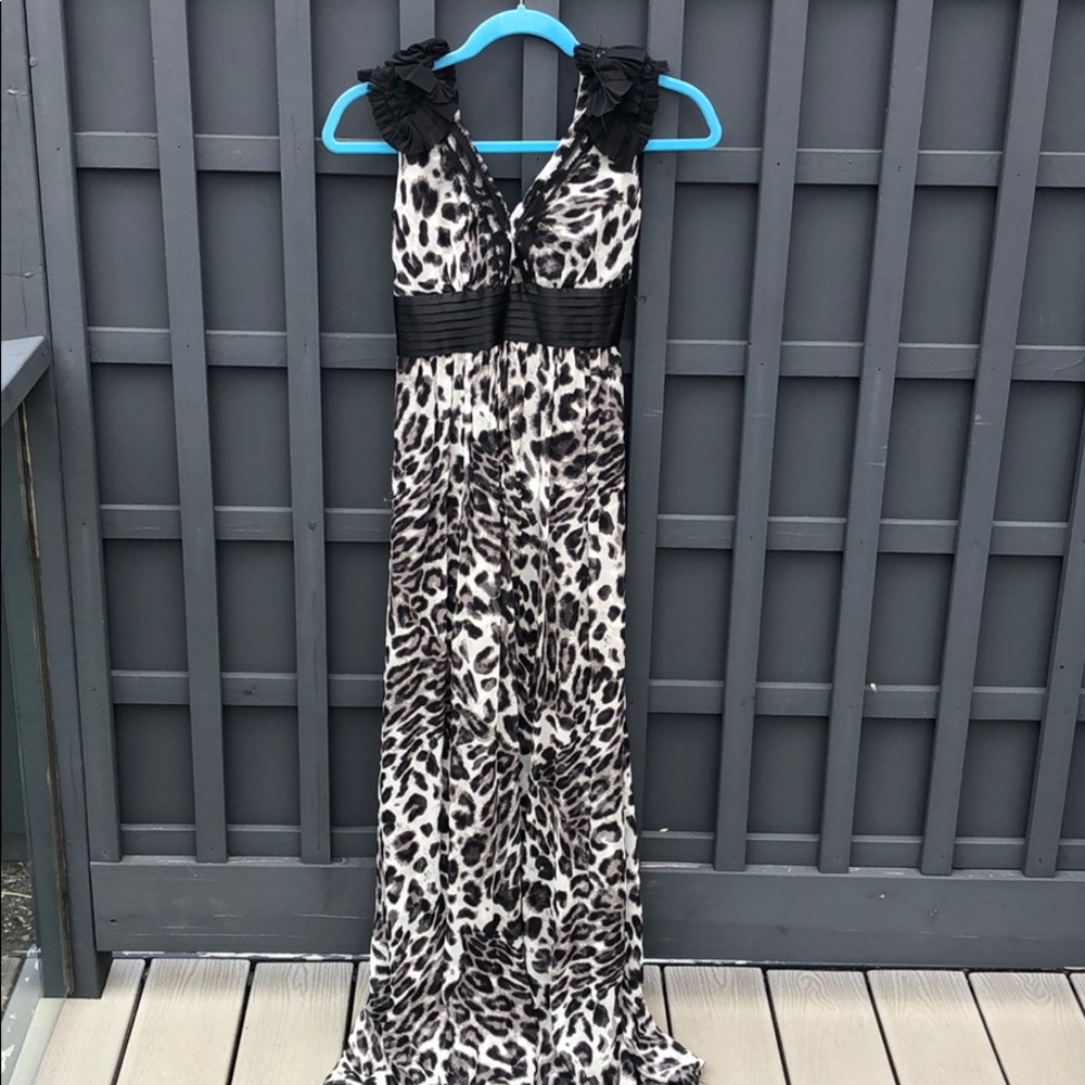 BCBG leopard print dress